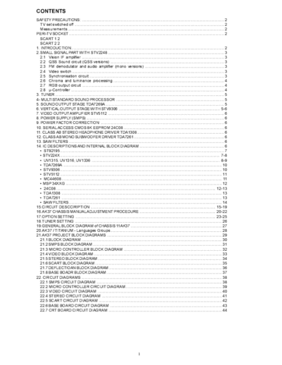 Lumatron AK37 First part of service manual and diagrams